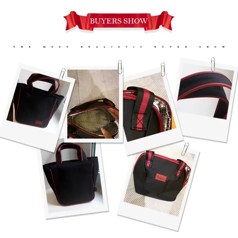 

Drink Bag Accessories Organizer Food Fresh Travel Picnic Family Women Fruit Thermal Cooler Lunch Tote Portable Insulated Bento W