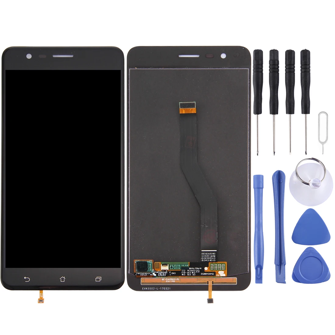 IPartsBuy для Asus ZenFone 3 Zoom / ZE553KL Z01HDA ЖК-экран и дигитайзер полная сборка | Мобильные