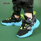Детские сетчатые кроссовки, дышащие, Уличная обувь для мальчиков, Детские теннисные кроссовки, школьные кроссовки для бега, 2021