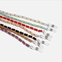 bright color gold color bead cords reading glasses chain fashion women sunglasses accessories ethnic style lanyard hold straps