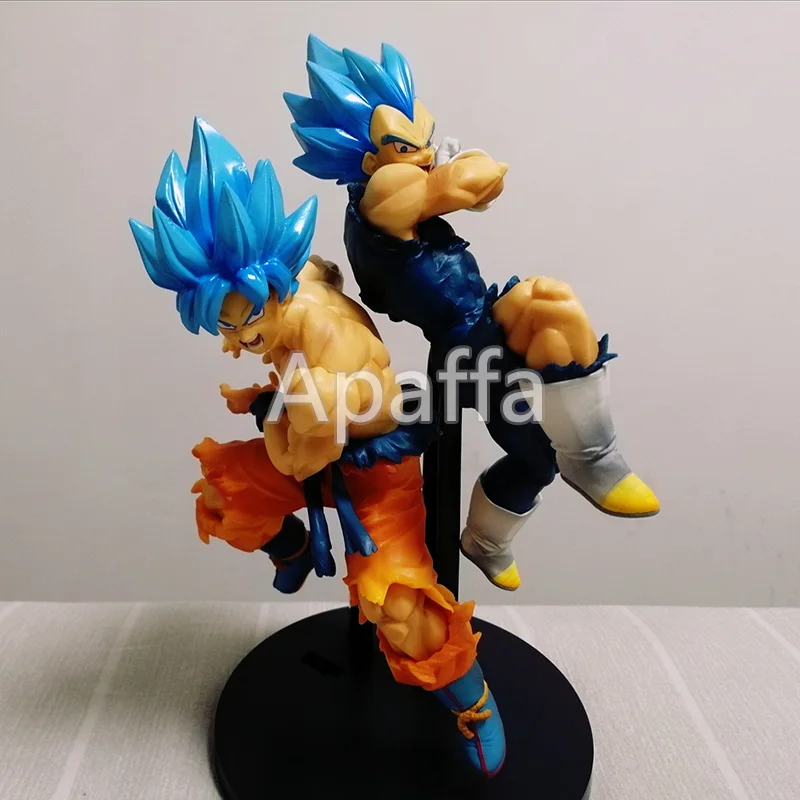 17 см фигурка dragon ball Z Супер Saiyan голубые волосы Гоку фигура Вегета экшн-фигурка Коллекция Модель игрушки кукла аниме фигурка