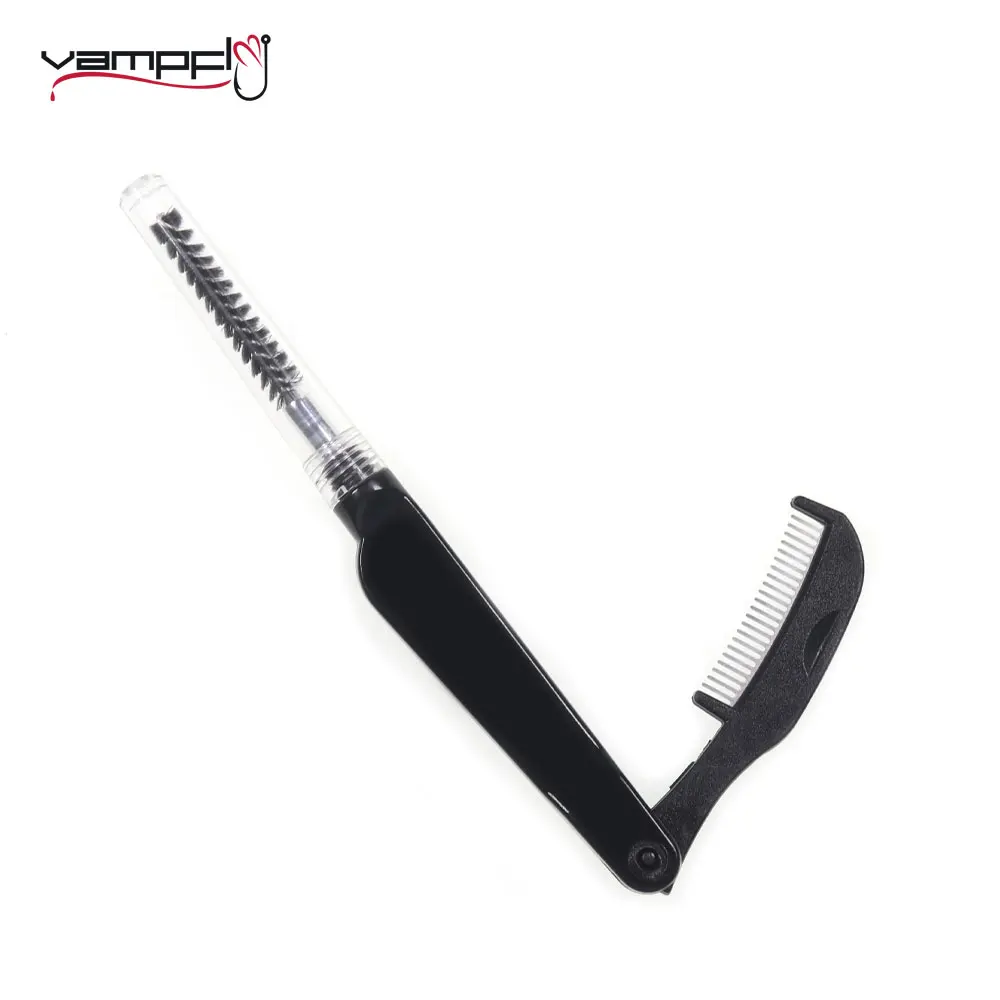 1PCS 2 In 1 Fly Tying Tool Foldable Stainless Steel Teeth Comb&amp Nylon Dub Brush Tease Out Feather Fiber Dubbed Legs Wings Bodies | Спорт и