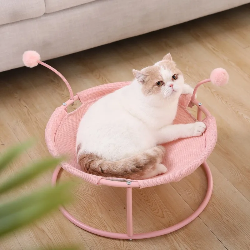 

Pet Mat Summer Cat Litter Fun Leisure Chair Steel Frame Bed Moisture-proof Kennel Cat Hammock Removable And Washable