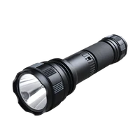 10w aluminum alloy flashlight using 26650 lithium battery rechargeable outdoor lantern bicycle light torch
