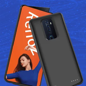2020 6800mah power bank case for oppo reno2 backup battery charge for oppo reno2 battery case cover free global shipping