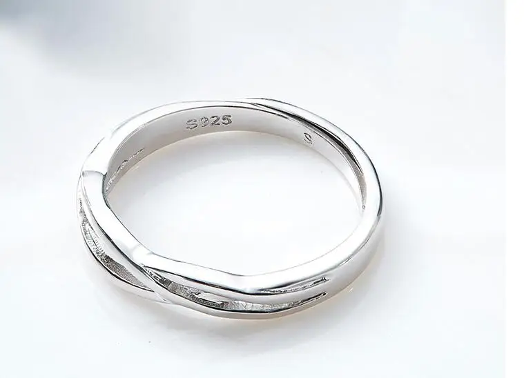 

YAM10 S925 Серебряное кольцо Леди циркониевое кольцо обручальное день рождения подарок