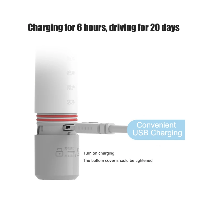 

Electric Tooth Brush USB Charging 5 Gear Mode Massage Whitening Sonic Toothbrushes Rechargeable Waterproof Toothbrush Case