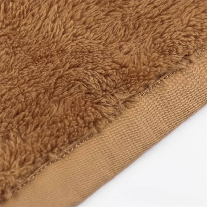 

Vintage Winter Men Plush Jacket Plus SIize 3XL Stand Collar Coat Fashion Zipper Sashes Classic Jacket Male Outwear