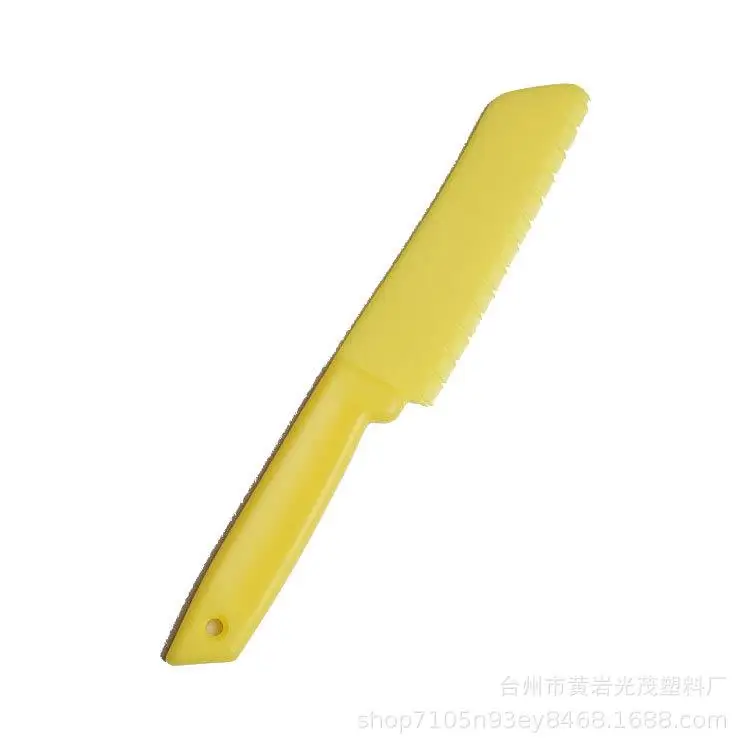 Plastic Safe Toddle Cooking Multi Fruit Knives Children Salad Chef Kids Chef Kitchen Knife Paring Sawtooth Cutter Bread Lettuce images - 6