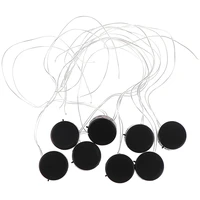 8pcs black wire lead 2x3v cr2032 coin cell button battery holder case consumers electronics parts accessories