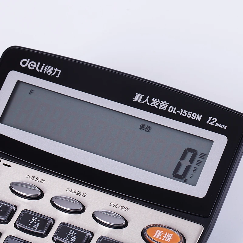 Большой офисный Профессиональный калькулятор голосовой офис кристалл большая