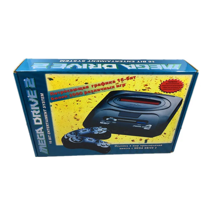 Игровая консоль SEGA MD2 16 бит с переключателем режимов США и Японии для