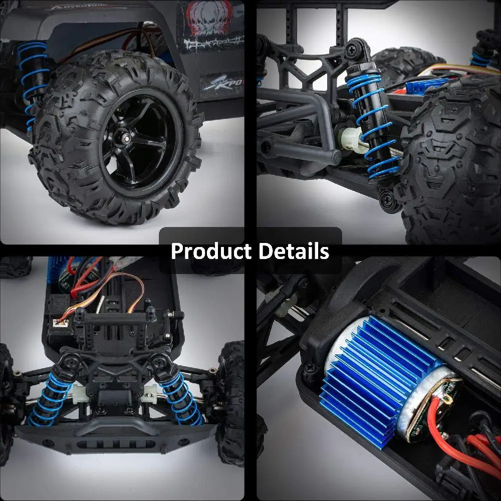 9304E 1:18 Масштаб RC автомобиль вездеход Багги 40 км/ч высокая скорость 4WD электромобиль 2,4 ГГц контролируемый водонепроницаемый грузовик