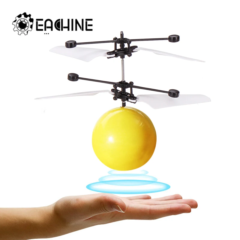 Eachine, мини-Дрон, Ручной Индукционный летающий шар, игрушка с выражением лица, Забавный Радиоуправляемый вертолет, самолет для детей, игрушки, подарок, летающие игрушки