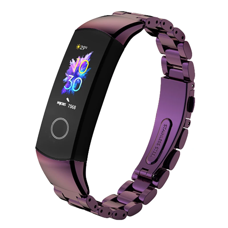 Металлический ремешок Mijobs для Huawei Honor Band 5 браслет из нержавеющей стали часов 4
