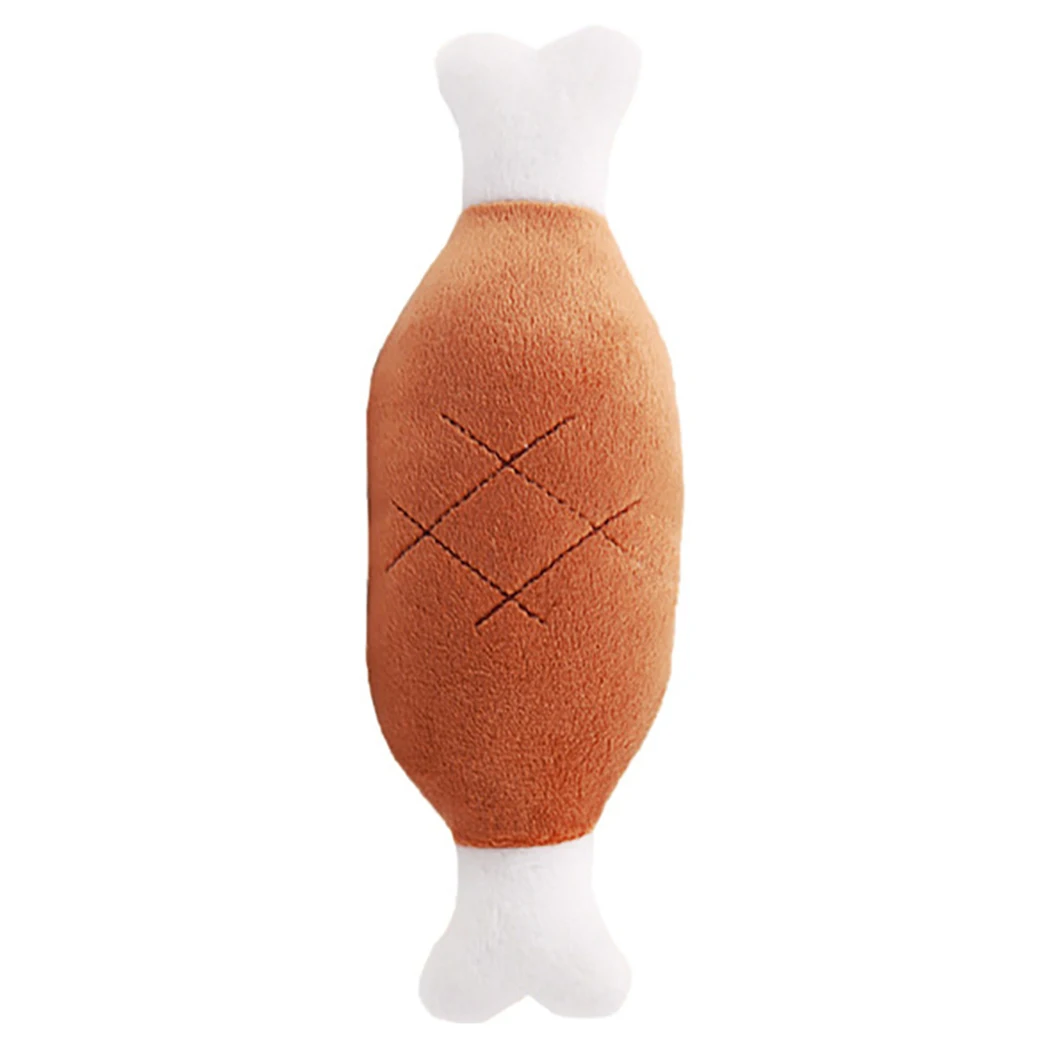 

Funny Bone Shape Pet Dog Toy Cartoon Cute Interactive Plush Squeaky Sound Toy Pet Chew Toy For Cats Dogs Chewing Toy For Dogs