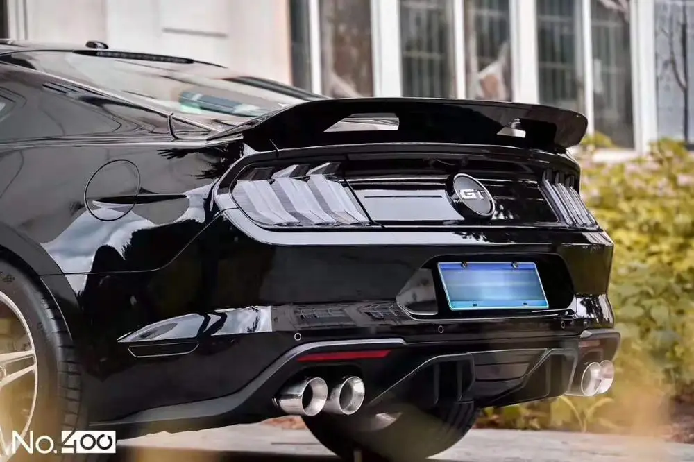 Углеродное волокно заднее крыло багажника выступ Спойлеры подходит для Ford Mustang