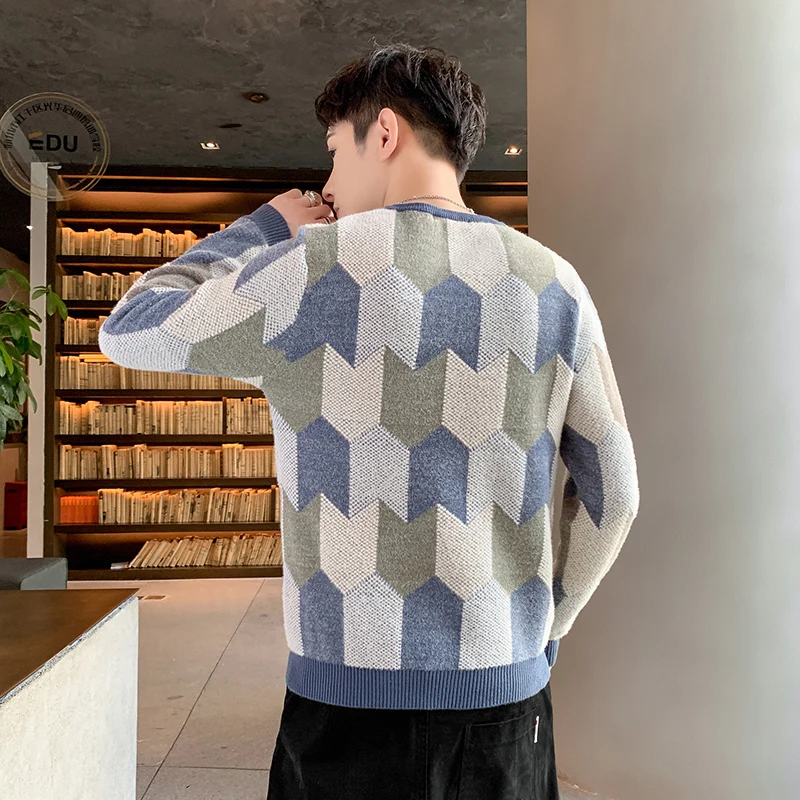 

2021Winter Cashmere Sweater Men Clothing Top Quality Male Pullover Sweaters Keep Warm Pull Homme Fashion Mens Christmas Jumper