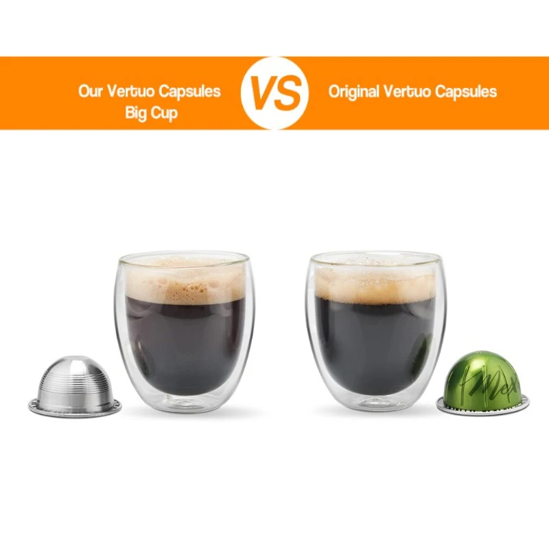 

304 Coffee Tools Stainless Metal Rusable Coffee Capsule Filter Kitchen Accessories Homehold Drinkware Suit For Coffee Machine