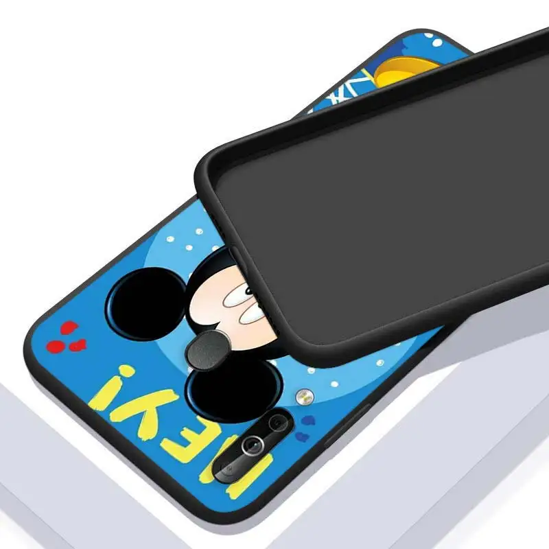 

Cute Mickey Disney Mouse for Samsung Galaxy A90 A80 A70 A60 A50 A40 A20 A2Core A10 M31 M21 M60 M40 M30 Black Phone Case