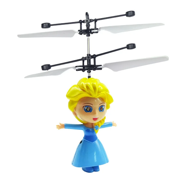 

Disney Frozen Princess Induction Aircraft Suspended Flying Flying Fairy Remote Control Airplane Children's Toy Christmas Gift