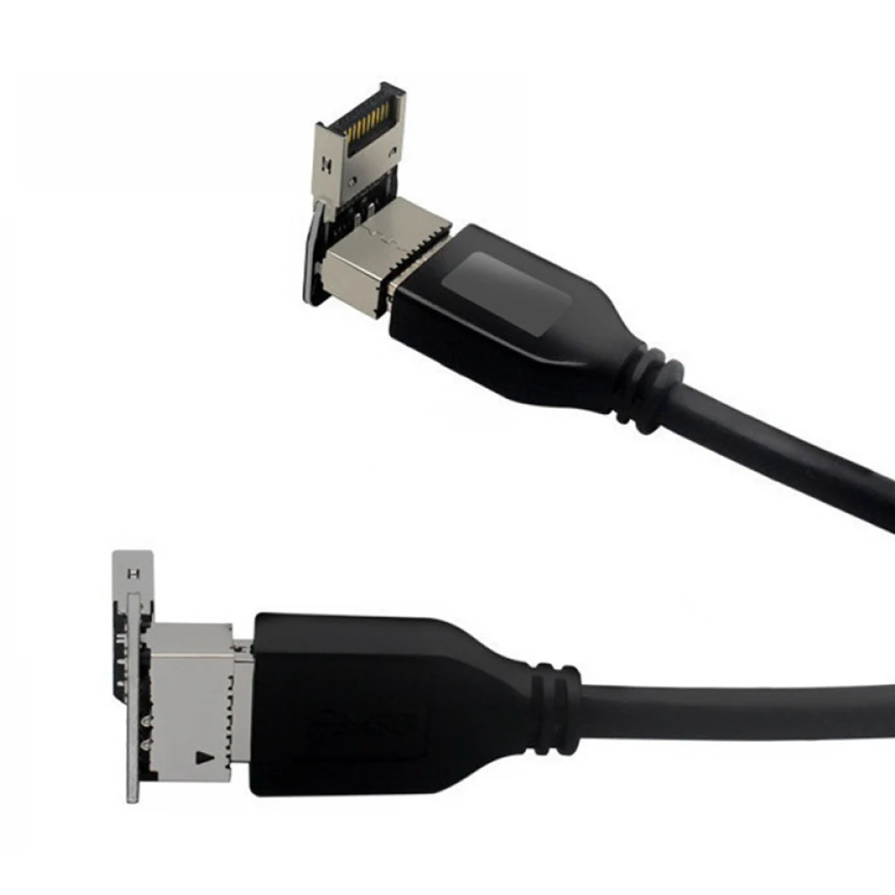 USB 3.1 Type-E адаптер для материнской платы под углом 90 градусов штекер-гнездо разъем