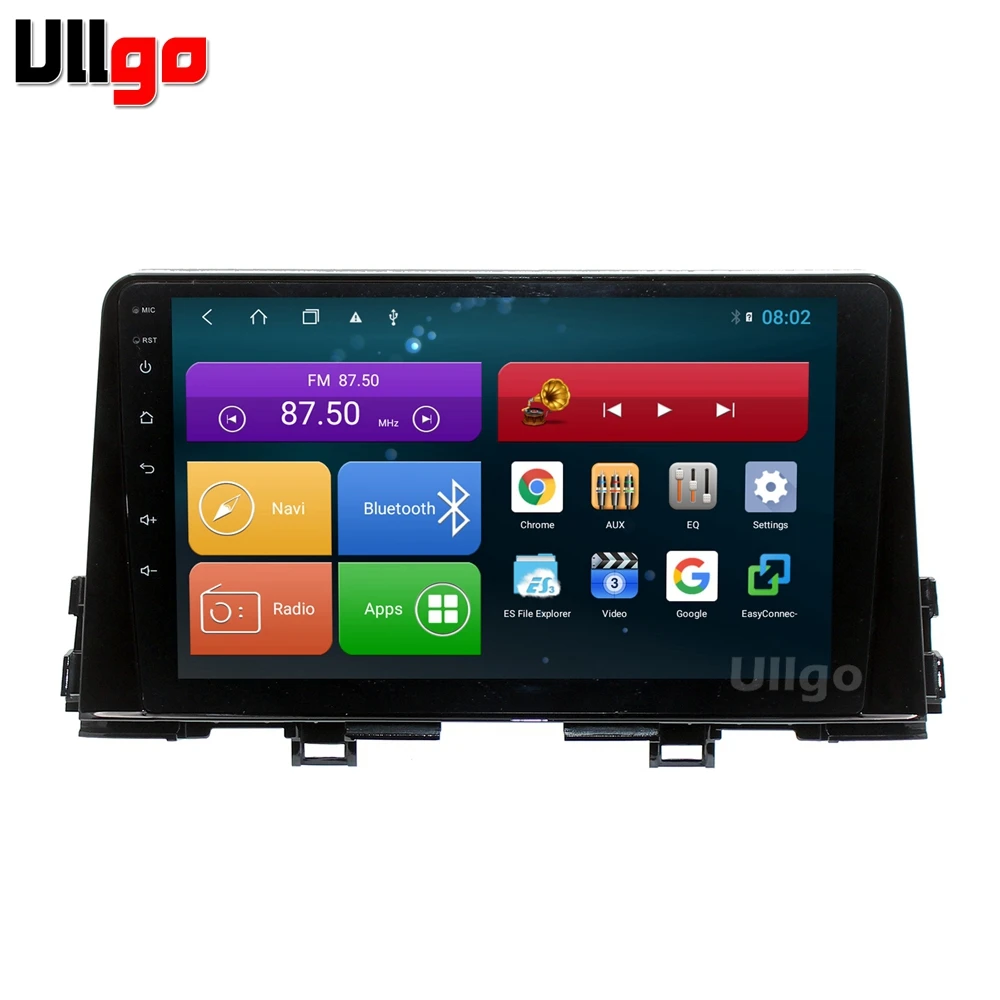 Автомагнитола 9 дюймов 4 Гб ОЗУ + 64 ПЗУ Восьмиядерный процессор Android 8 1 для Kia Picanto