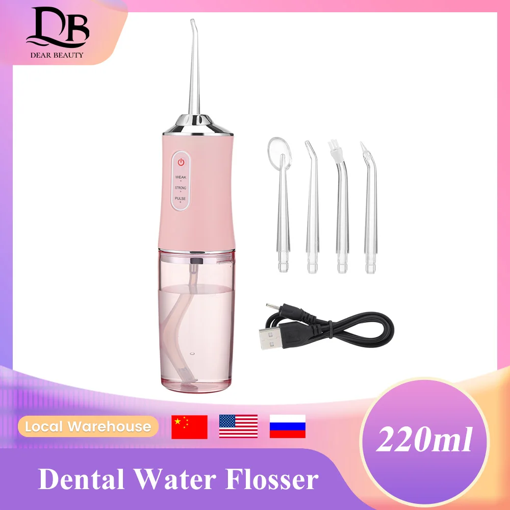 

Dental Water Jet Oral Irrigator Water Flosser Oral Hygiene Electric Teeth Cleaner Mouth Shower Waterpik Tooth Cleaning Anti Tart