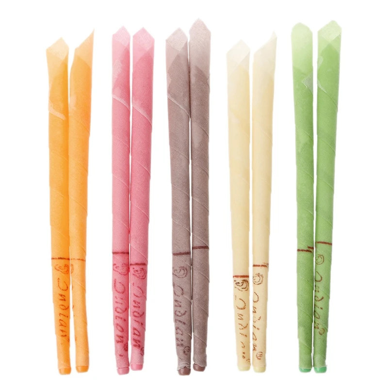 ZLROWR 10 шт. ушной воск Очиститель Удаление индийский конический аромат ушные свечи