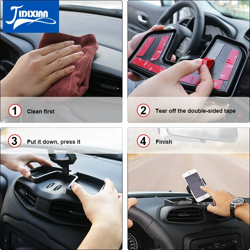 jidixian universal car bracket for jeep renegade 2016 car ipad mobile phone holder stand for jeep renegde 2016 car accessories free global shipping
