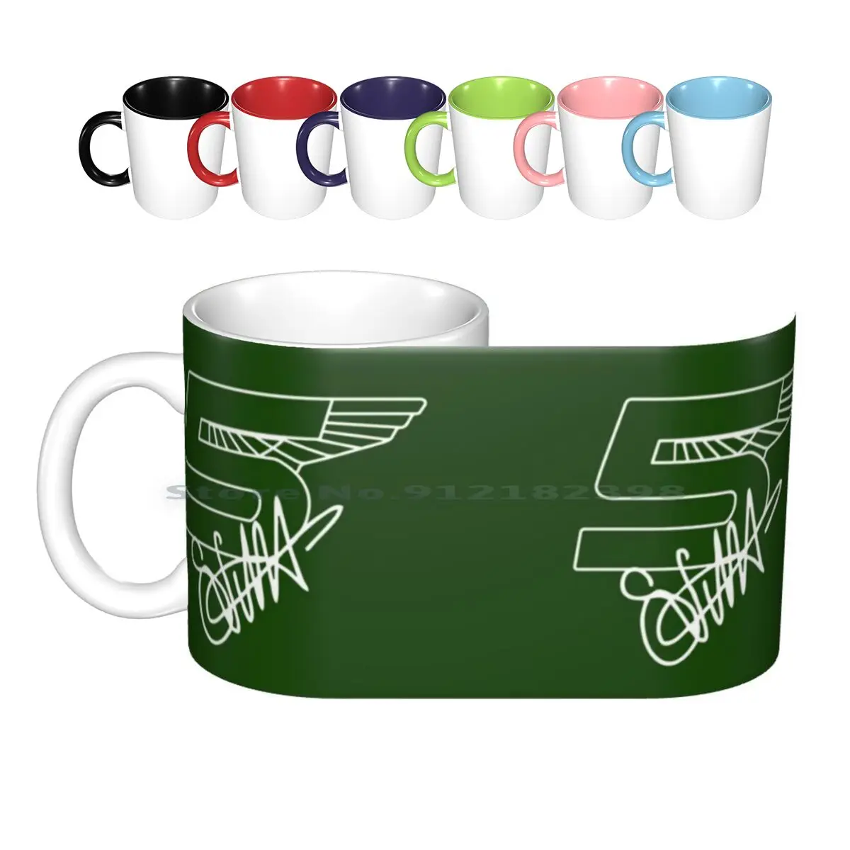 Керамические кружки Vettel 5 кофейные чашки Кружка для молока и чая Aston Lance Walk Force India