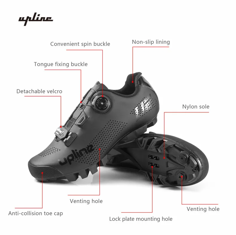 

Mtb ultra-light bike shoes man and woman mountain bike cycling breathable self-locking sneakers ultra-light Mtb bicycle shoes