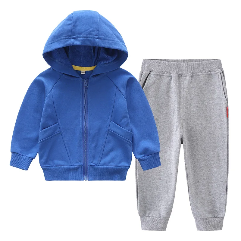 

Children's Clothing For Children Clothing Boy Sets Sets for Girls Clothing Sets For 3-8Years Old Two Piece Sports Hooded Suit