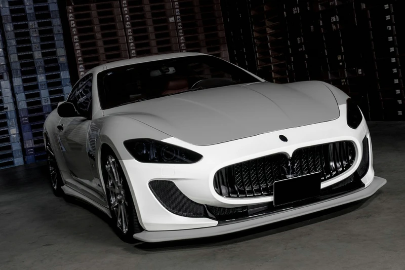 Автомобильный Стайлинг для Maserati Gran Turismo LB стиль стекловолокно передний бампер с