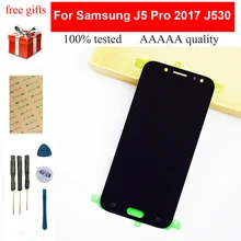 Для SAMSUNG GALAXY J530 LCD Регулируемый J530F J530FM SM J5 Pro 2017 сенсорный экран