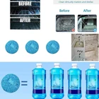 Универсальный инструмент для чистки окон, компактные шипучие таблетки, концентрированный очиститель стекол, поверхности, посуды, 10 шт.