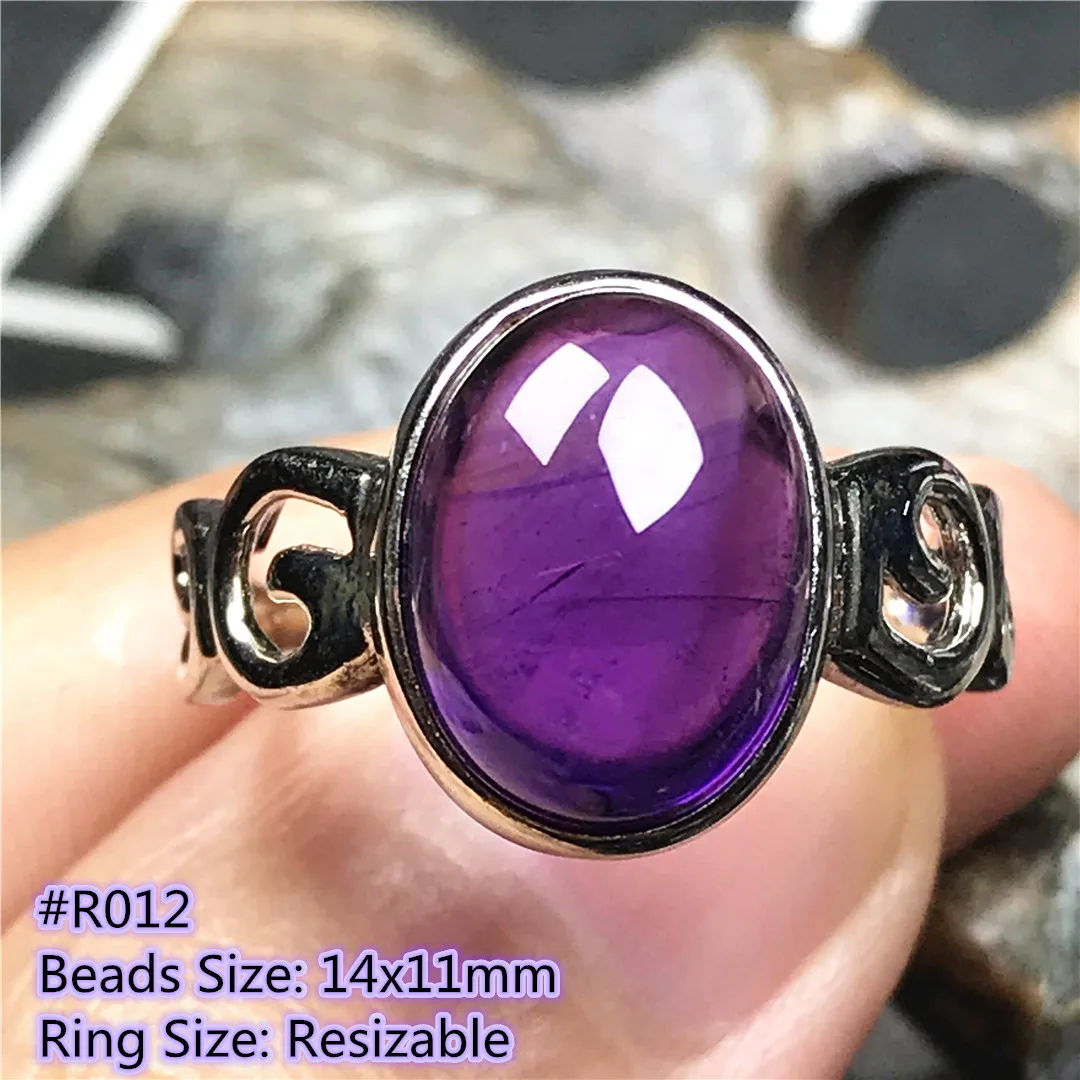 

Топ естественного фиолетового цвета с аметистами браслеты-кольца, праздничная бижутерия для женщин, Здоровье мужчины повезло с украшением ...