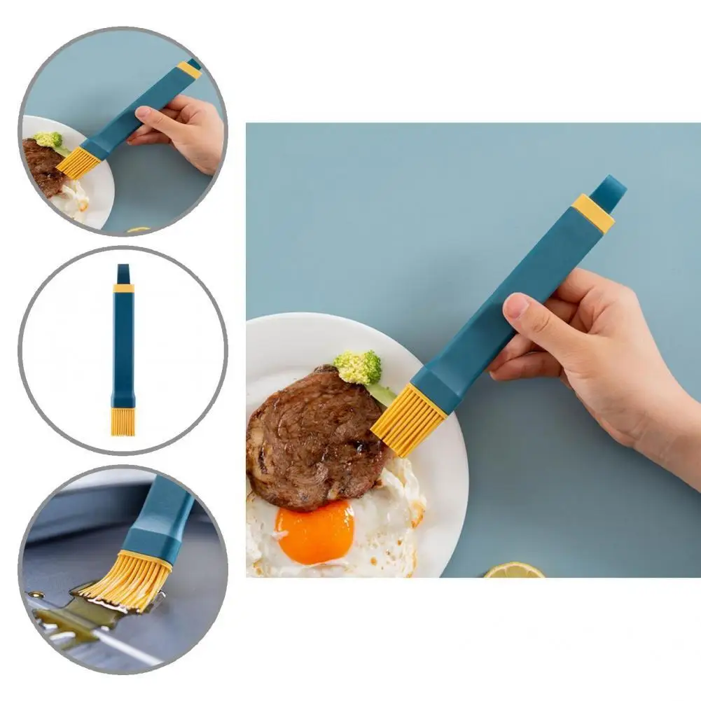 

Useful Cooking Brush with Lanyard Silicone High Performance Grilling Brush Oil Brush Cooking Brush
