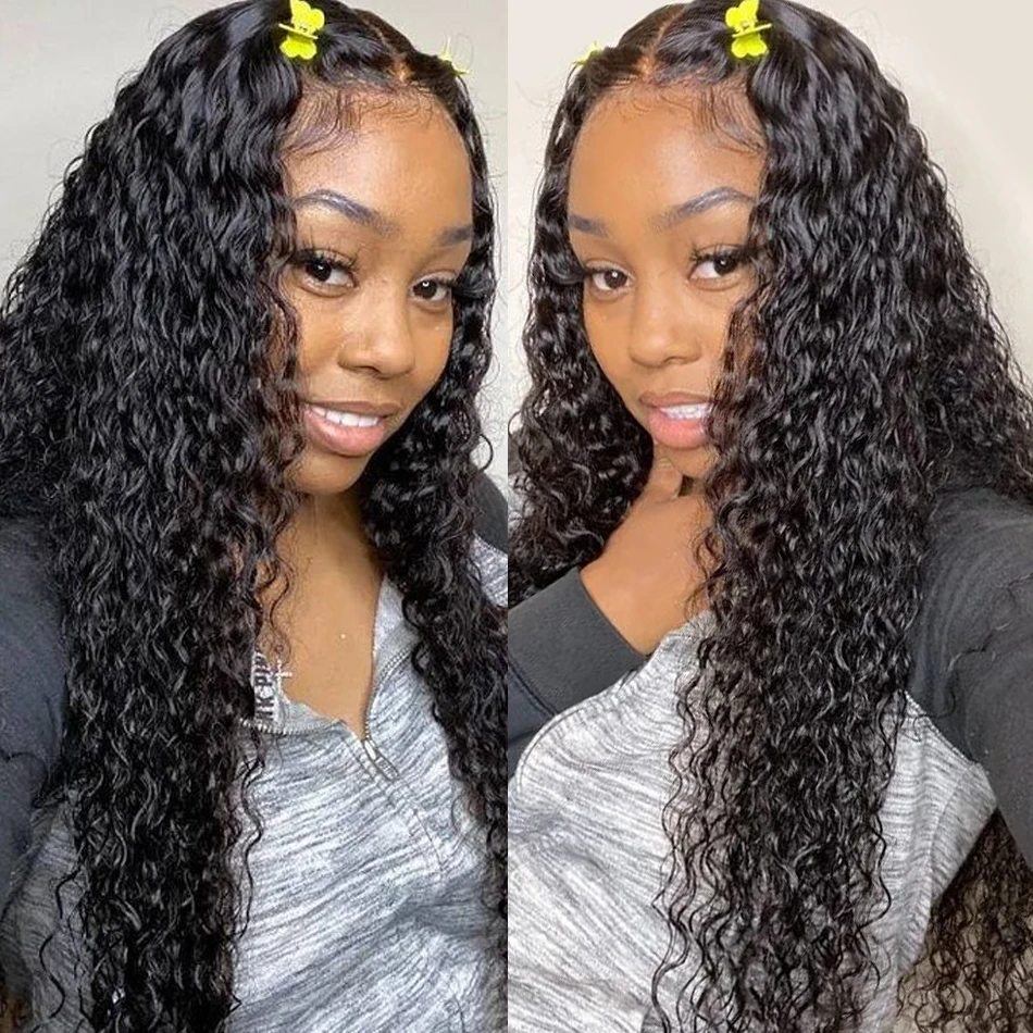 Волнистое лицо в виде покера Фронтальная застежка на сетке 13x4 с детскими