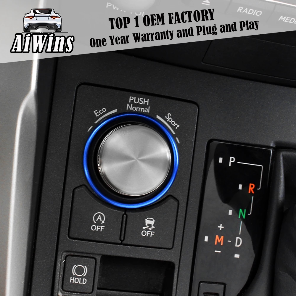 Aiwins для LEXUS NX200 300h RX300/200 t 450H аксессуары Автомобильный режим вождения ручка кольцо сплав отделка