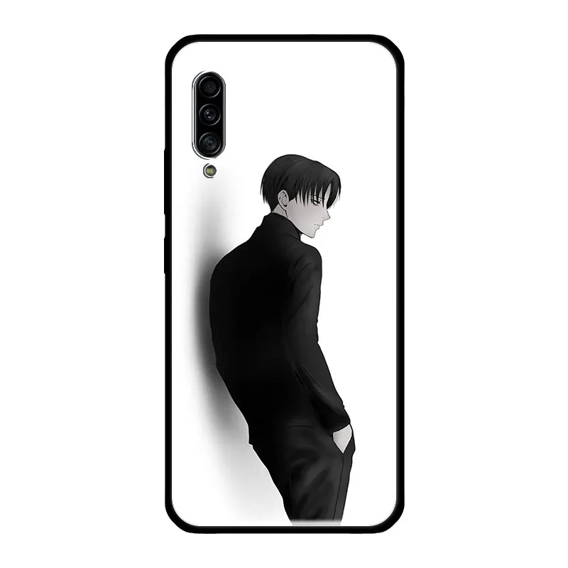 Attack on Titan Case for Samsung Galaxy A50 A70 A70s A50s A80 A40 A30 A20e A20s A10e A10 Black Soft Phone Coque | Мобильные телефоны