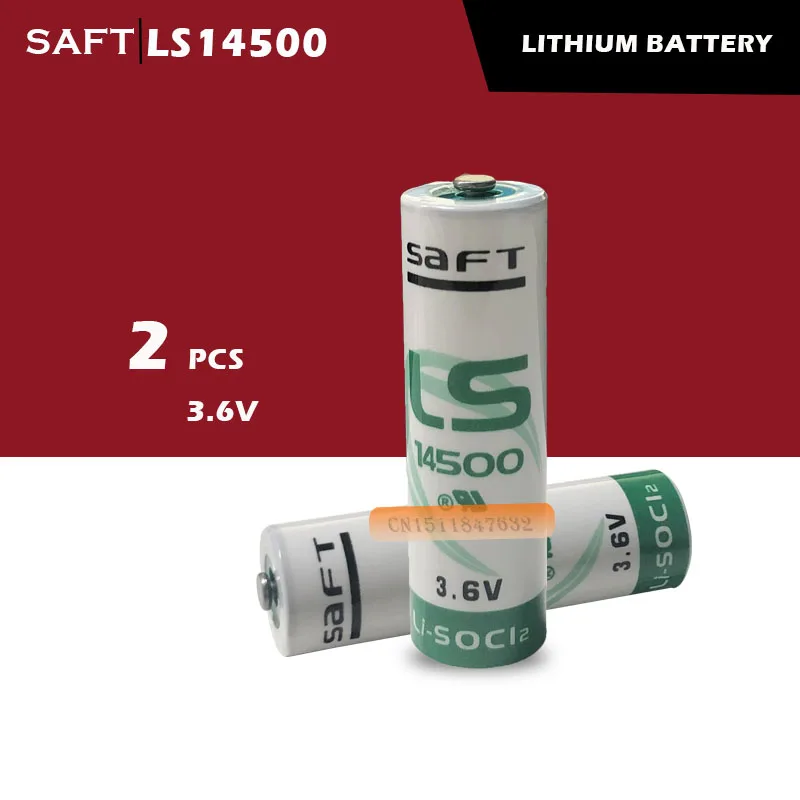 2 шт. SAFT LS14500 ER14505 AA 3,6 V 2450mAh литиевая батарея для оборудования для установки запасная универсальная литиевая батарея основная батарея