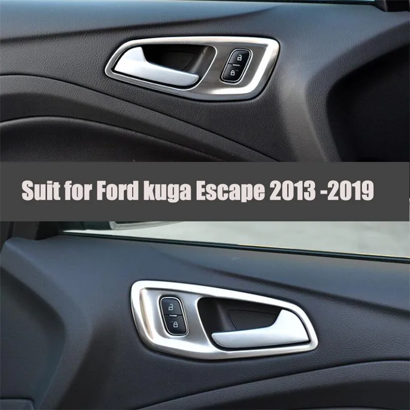 Для Ford Kuga Escape 2013-2019 аксессуары для стайлинга автомобилей внутренняя дверная