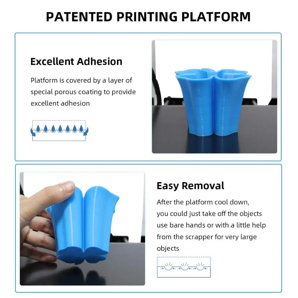 ANYCUBIC Mega S FDM 3D принтер TFT сенсорный экран Высокая точность PLA s размер печати 210*210*205