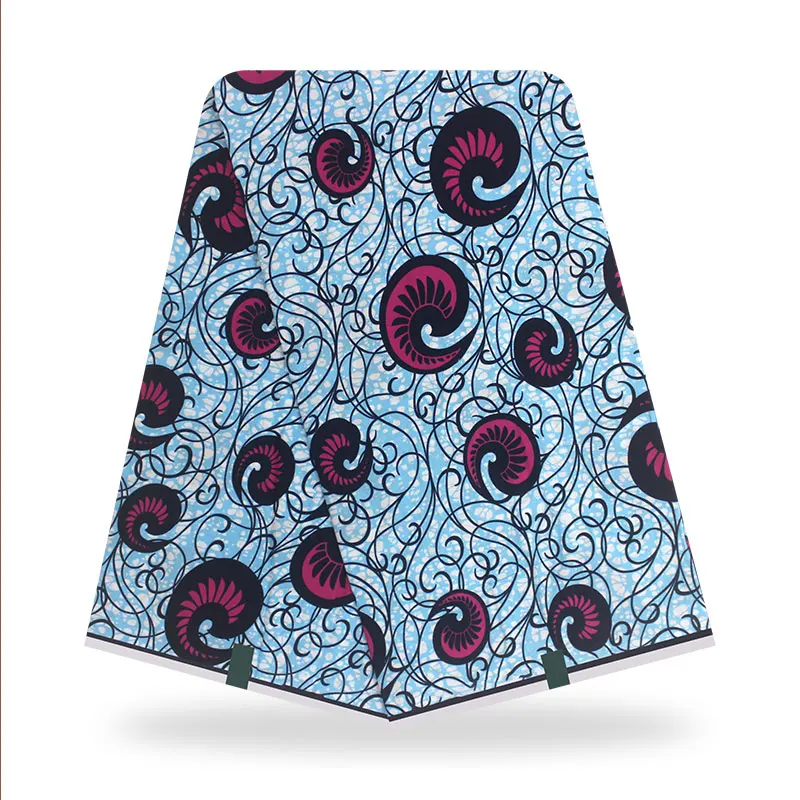 

African Wax Print Fabric Ankara Fabric Original High Quality pagne Printing 100% Cotton African Nigerian Real pagne Wax Dress