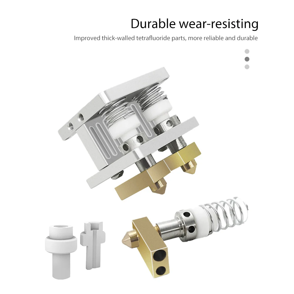 3D Printer Heaterblock UM2 Dual Heads Extruder Block Hot End DIY Assembly Parts Kit for 1.75mm | Компьютеры и офис