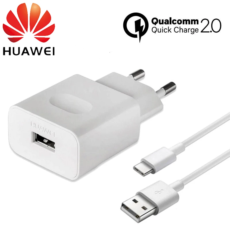 Оригинальное быстрое зарядное устройство Huawei ЕС QC 2 0 адаптер для быстрой зарядки