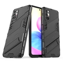 Kickstand Case For Xiaomi Redmi Note 10T Cover For Redmi Note 10T Shockproof Back Holder Cover For Redmi Note 10 Pro 10T Fundas