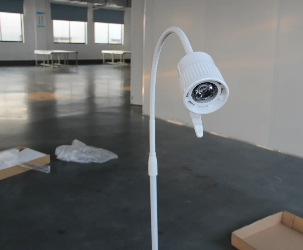

Mobile portable floor stand hospital medical gooseneck 3W clinic gynecology LED exam light