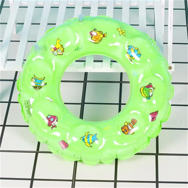 Детское Двухслойное кольцо для плавания надувной спасательный круг из ПВХ с